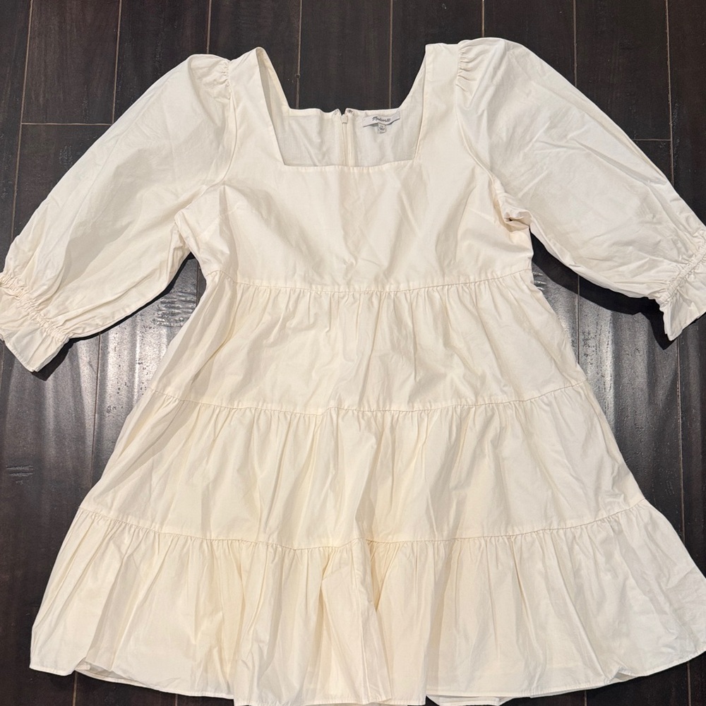Madewell Cream Kids Casual Dress